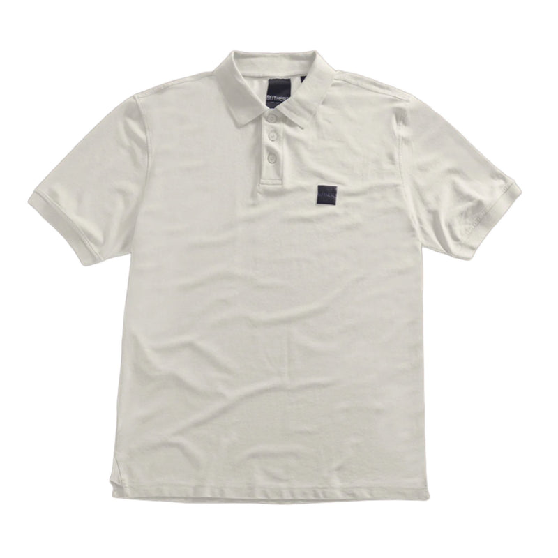 POLO UOMO IN PIQUET PERFORMANCE SHELL WHITE - OUTHERE