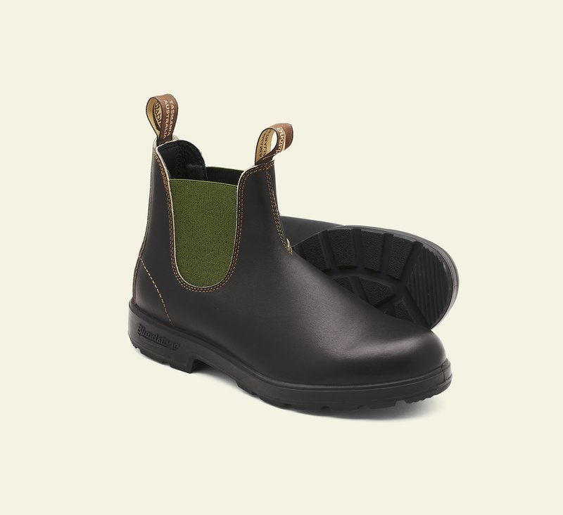 STIVALETTO 519 STOUT BROWN LEATHER - BLUNDSTONE