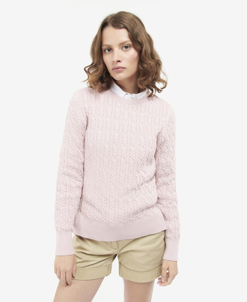 MAGLIONE DONNA HAMPTON KNIT PINK - BARBOUR