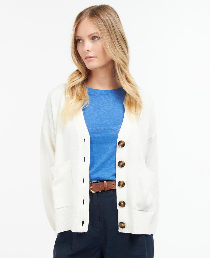 CARDIGAN DONNA WISHAW CALICO-BLUEBELL - BARBOUR