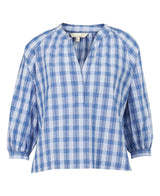 CAMICIA DONNA RENFEW TOP BLUEBELL CHECK - BARBOUR