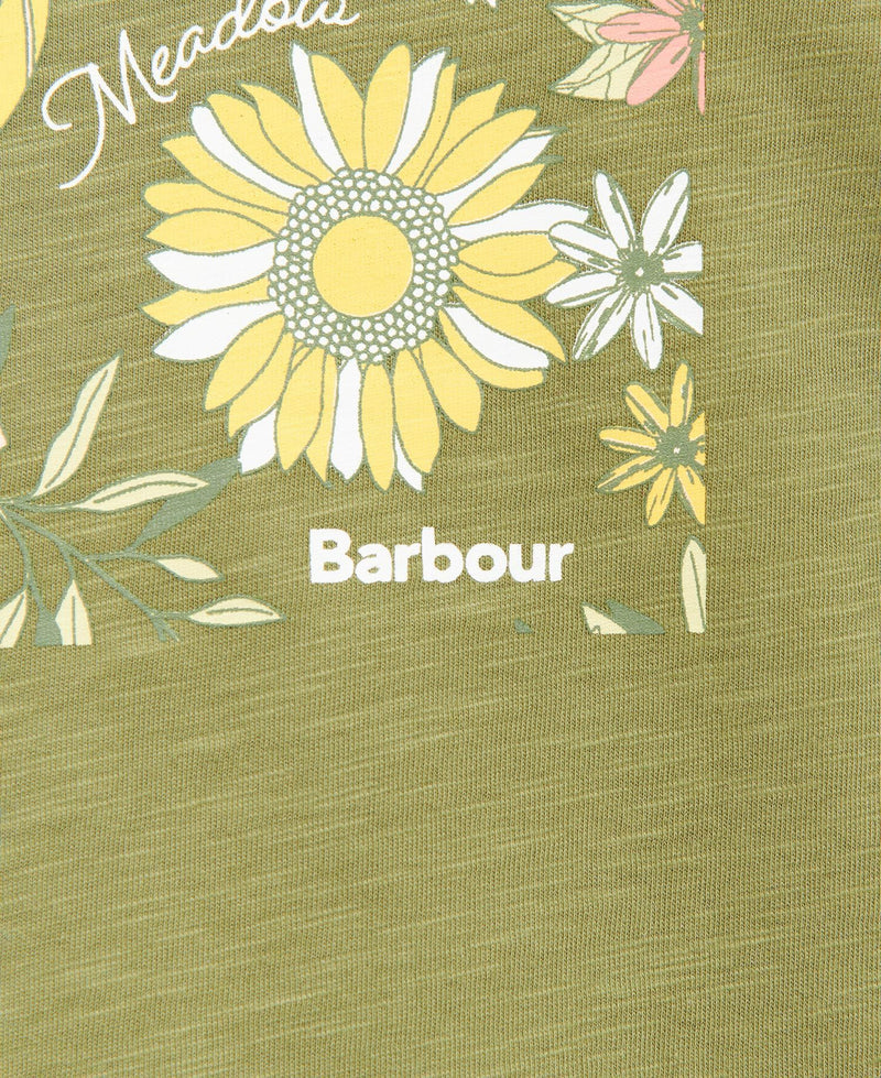 T-SHIRT DONNA CORALINE OLIVE TREE - BARBOUR