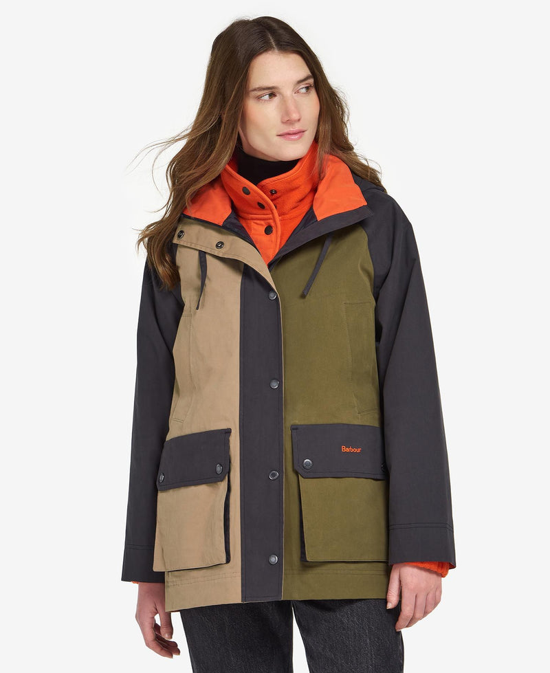 GIACCA DONNA LOWLAND PATCH BEADNELL JACKET - BARBOUR