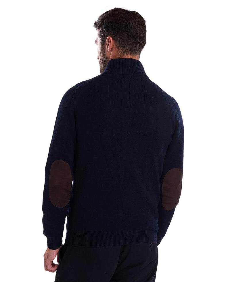 MAGLIONE ESSENTIAL PATCH ZIP THROUGH NAVY - BARBOUR