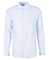 CAMICIA UOMO STRIPED OXTOWN TAILORED SHIRT SKY BLU - BARBOUR