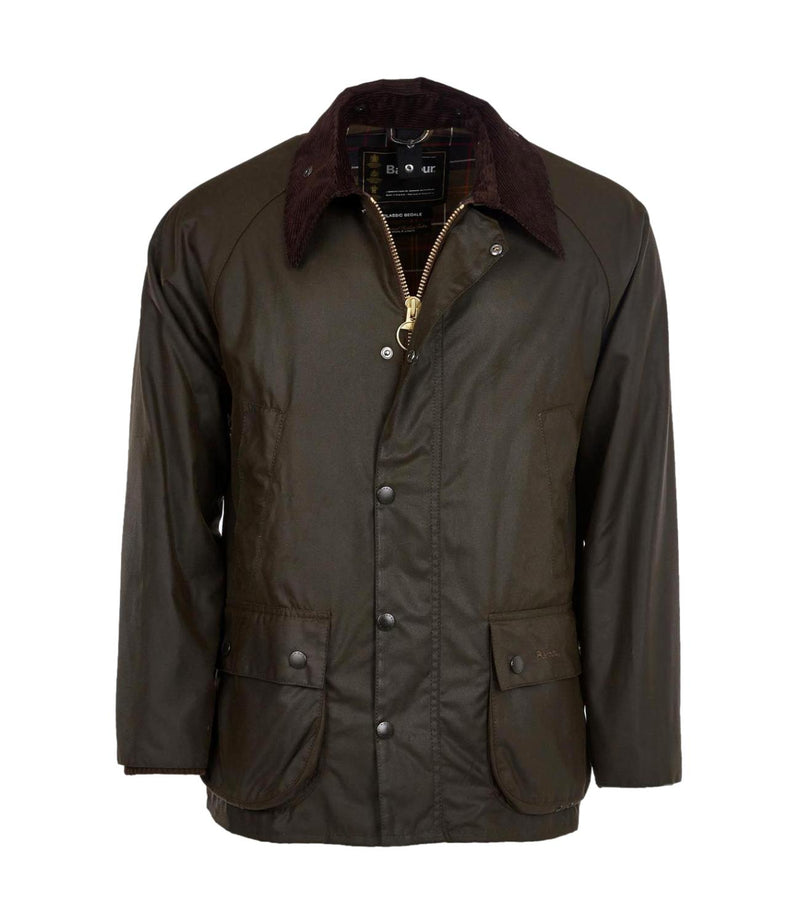 GIACCA CLASSIC BEDALE WAX JACKET OLIVE - BARBOUR
